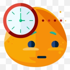 Waiting - Free Smileys Icons The Centre Pompidou Emoji,Clock Emoji