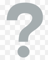 List Of Emoji One Symbol Emojis For Use As Facebook Stickers - Question Mark Logo White