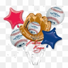 Major League Baseball Bouquet - Denver Broncos Birthday Balloons Emoji,Baseball Bat Emoji
