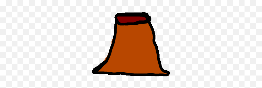 Clipart Volcano Gif - Cute Volcano Gif Animated Emoji,Volcano Emoji