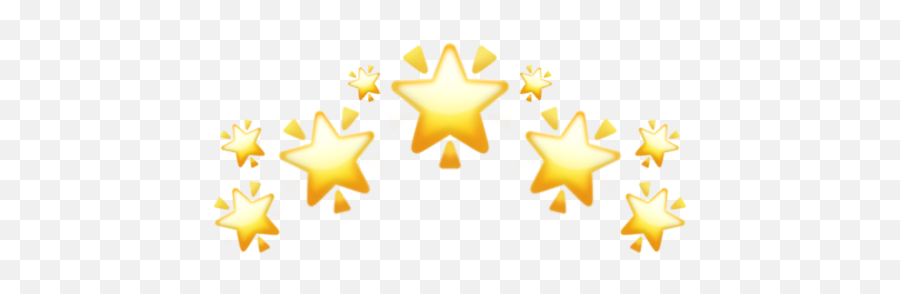 Star Stars Emoji Crown Yellow Re100horneado Estrellas - Star Emoji Crown Transparent,Stars Emoji