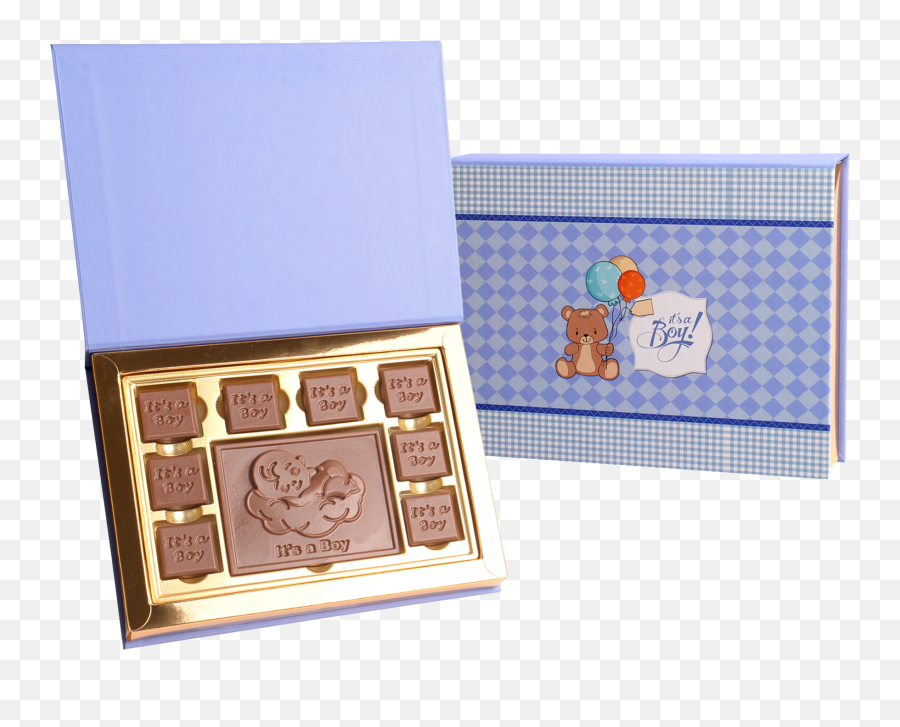 Gracious Its A Boy 8 Pcs Bar In - Chocolate Bar Emoji,Chocolate Bar Emoji