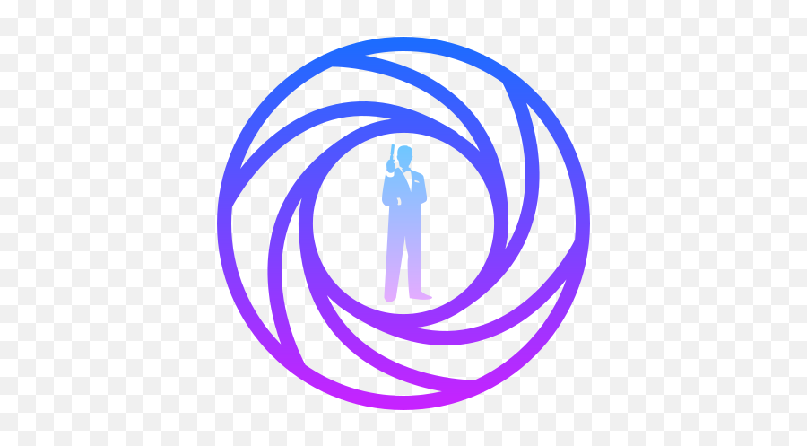James Bond Icon - Free Download Png And Vector 007 Gun Barrel Logo Emoji,Secret Skype Emoji