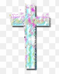 cross color crucifix religion sticker stickers thecolor - Cross Emoji