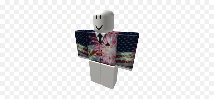 Original American Flag With Firework Suit - Roblox Roblox Dinosaur Outfit Emoji,Fireworks Emoticon