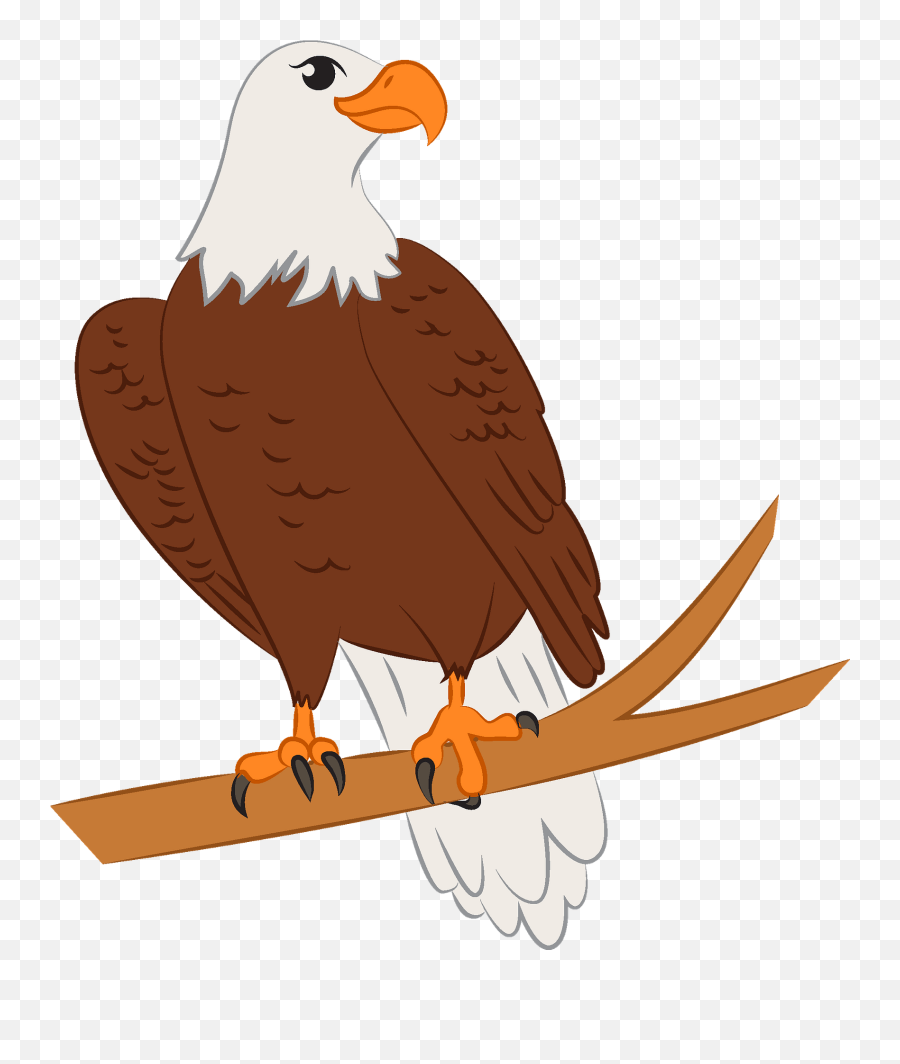 Bald Eagle Clipart - Eagle Clipart Emoji,Eagle Emoji