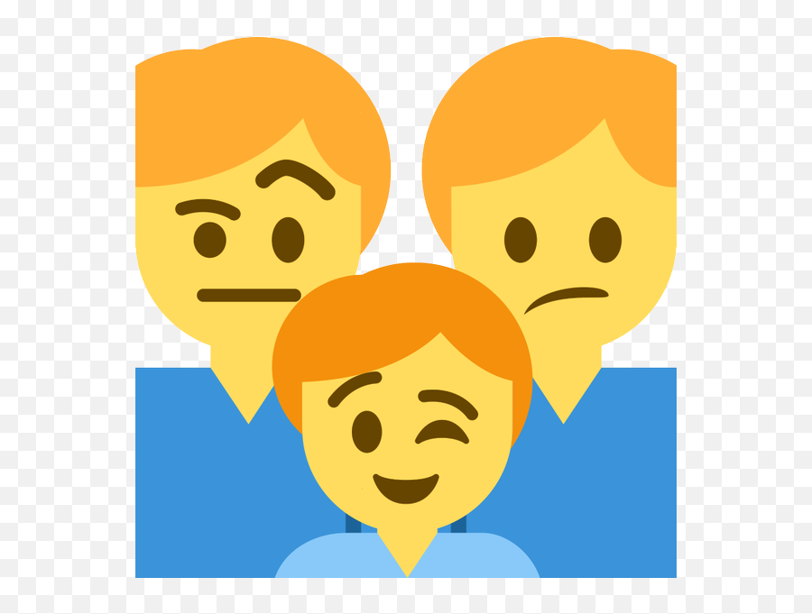 Emoji Face Mashup Bot On Twitter U200du200d Family Man - Conversation,Winking Face Emoji