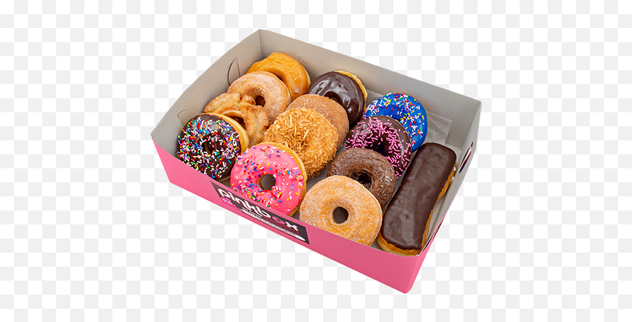 Pinkbox Doughnuts The Best Doughnuts In Las Vegas - Cider Doughnut Emoji,Cinnamon Roll Emoji