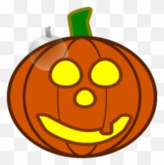 Pumpkin With Smile Svg Vector Pumpkin - Happy Emoji,Pumpkin Emoticon