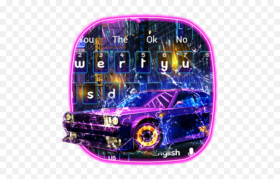 Glossy American Sports Car Keyboard - Google Play Automotive Paint Emoji,Fast Car Emoji