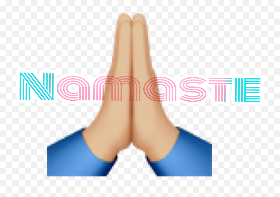 Namaste Sticker - Stretches Emoji,Emoji For Namaste