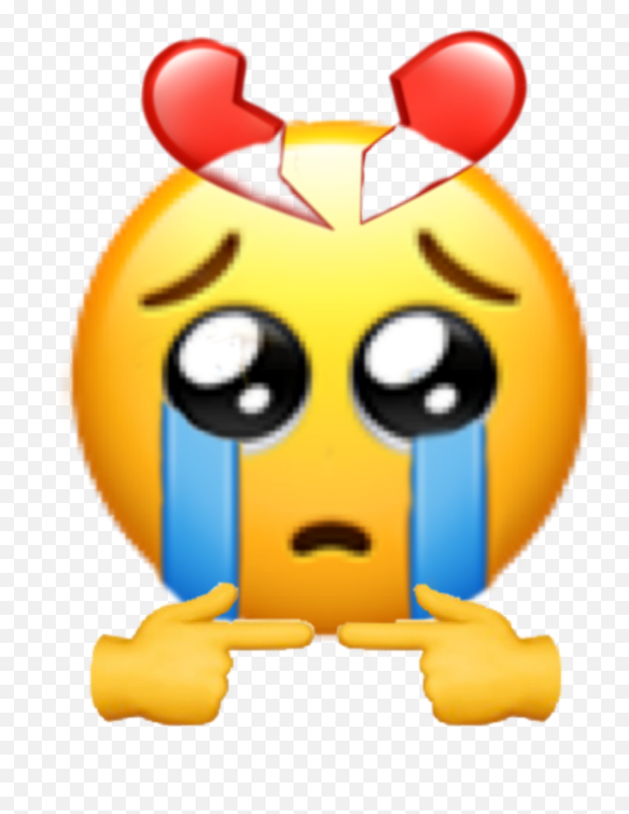 Whatisthis Emoji Sad Shy Sticker By Cici - Sad Crying Emoji,Upset Emoji Png