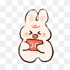 Happy Cute Rabbit Png Image Emoji