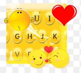 Happy Cute Emoji Face Keyboard - Smiley,Tada Emoji