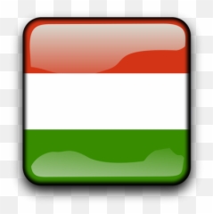 Hungary Vector Flag Button - Indian Png Emoji