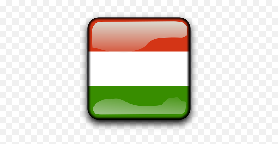 Hungary Vector Flag Button - Indian Flag Png Emoji,Hungarian Flag Emoji