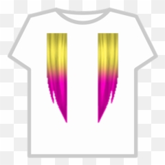 Yellow Pink Hair Extensions - Cute Free T Shirt Roblox Emoji,Hair On Fire Emoji