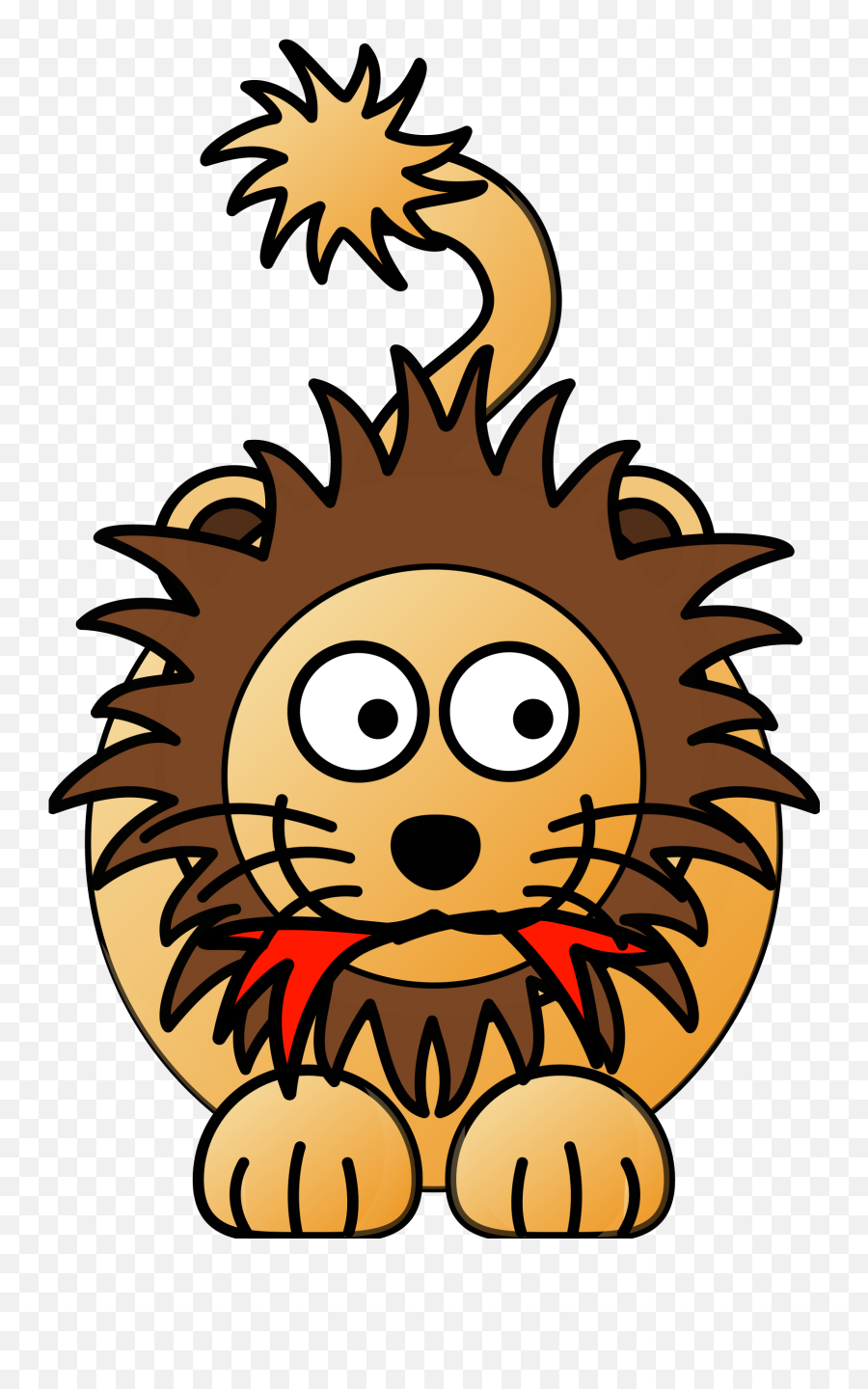 Lions Clipart Eating Lions Eating - Clipart Cartoon Lion Emoji,Zenyatta Emoji