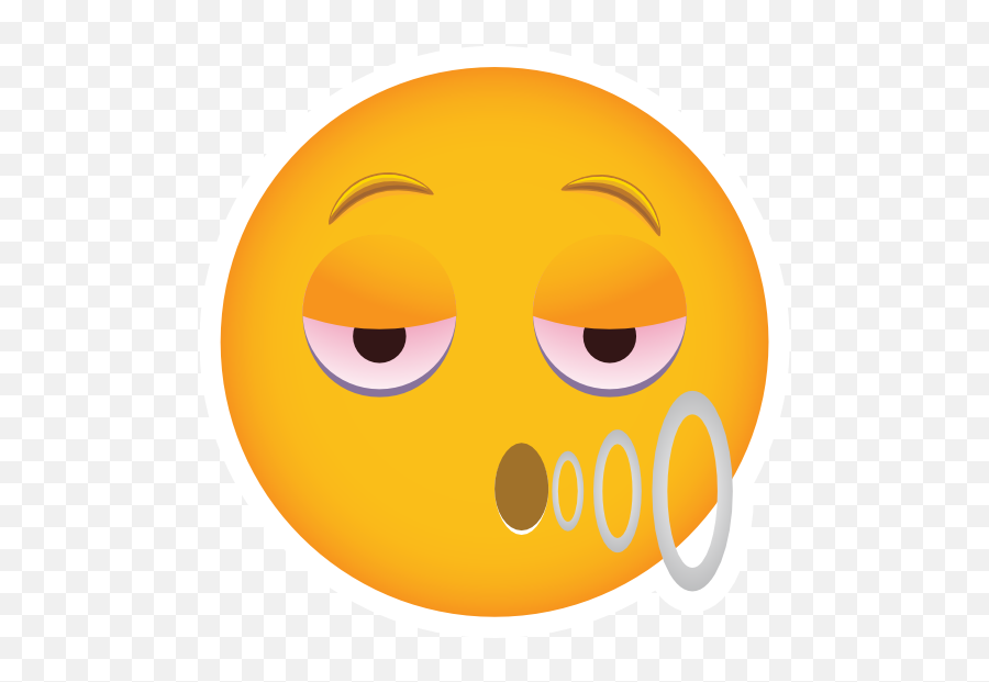 Phone Emoji Sticker Smoking - Smiley,Blank Emoji