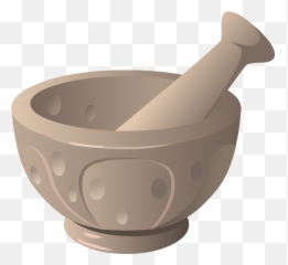 Mortar And Pestle Drawing - Clipart Png Emoji