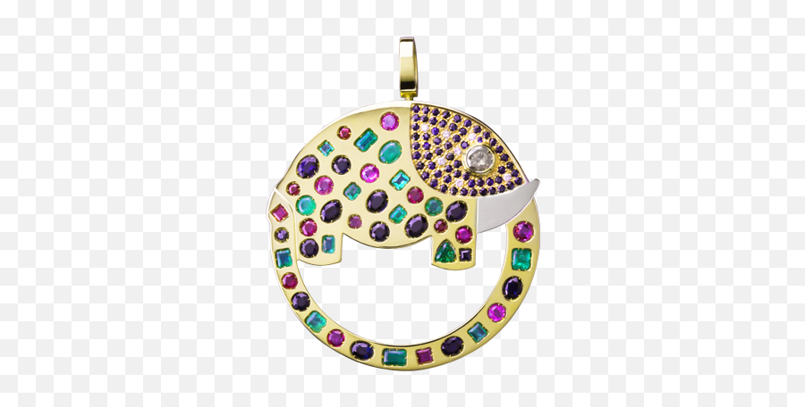 High Jewellery - Locket Emoji,Horseshoe Emoticon