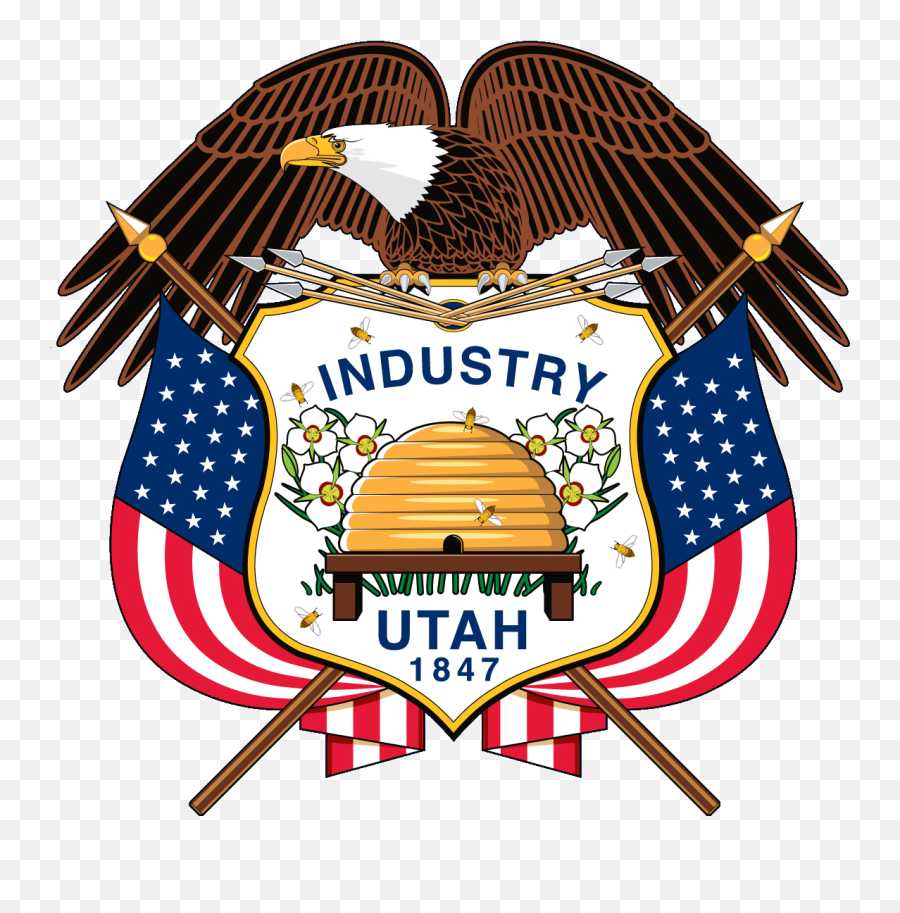 Coat Of Arms Of Utah - Utah Flags Emoji,Utah Emoji