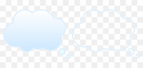 Thought Balloon Thinking Think Speech - Balão De Pensamento Fundo Preto Emoji,Thought Balloon Emoji