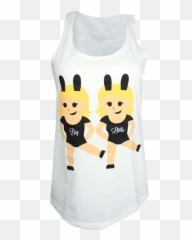 Big Little Emoji Tank - Active Tank,Emoji Tank Tops