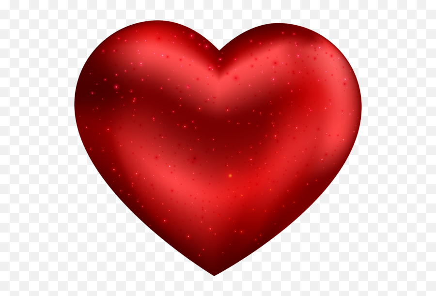 Red Heart Transparent Clip Art - 3d Dil Png Emoji,Disco Ball Emoji Copy And Paste