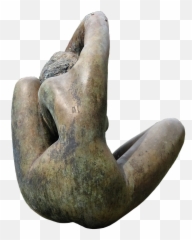 Sculpture Female Bronze Statue - Feminine Emoji