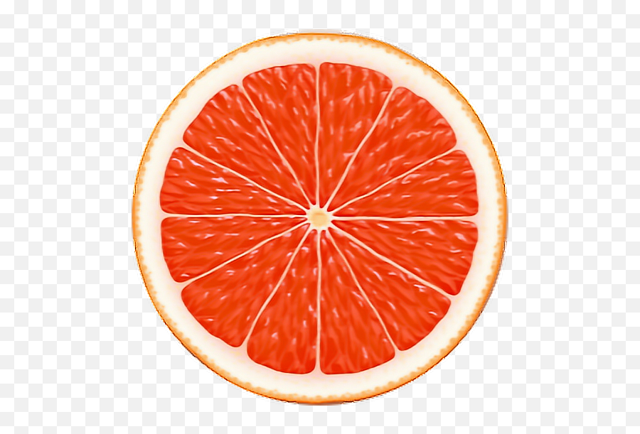 Fruit Grapefruit Slice Citrus Freetoedit - Transparent Fruits Sticker Emoji,Grapefruit Emoji