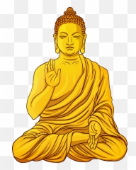 Buddha Statue Silhouette Transparent - Cartoon Buddha Transparent Background Emoji,Buddhist Emoji