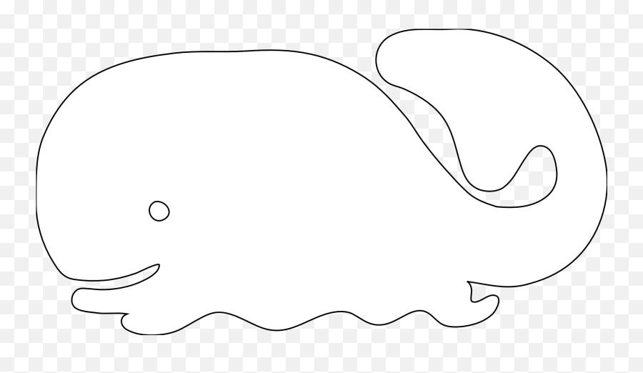 Whale Clip Art 4 - Clipartix Whale White Icon Png Emoji,Whale Emoji Text