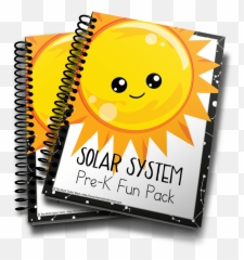 Solar System Prek Fun Pack - The Multi Taskinu0027 Mom Two Notebooks Clipart Emoji,K Emoticon