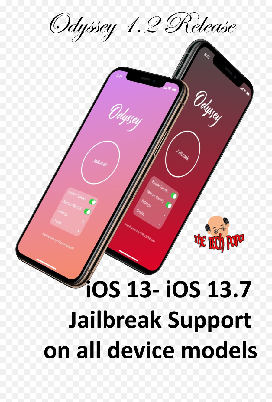 Odyssey 12 Release With Added Ios 1351 - Ios 137 Smartphone Emoji,Jailbreak Emoji