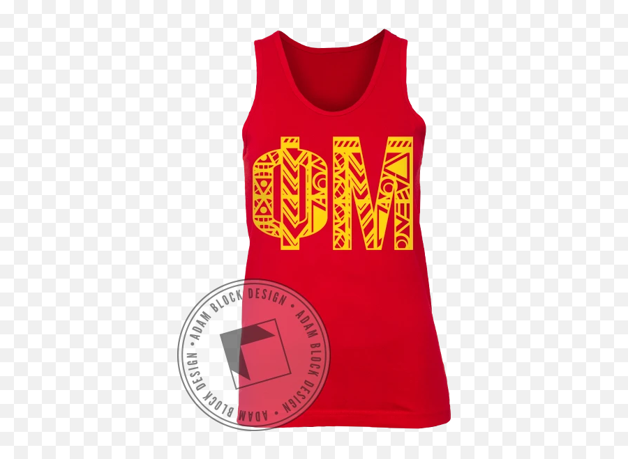 Sorority Dance Gear Adam Block Greek - Sleeveless Emoji,Emoji Tank Tops