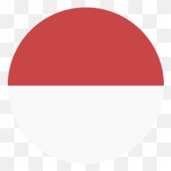 Lemon - Indonesia Flag Circle Vector Emoji