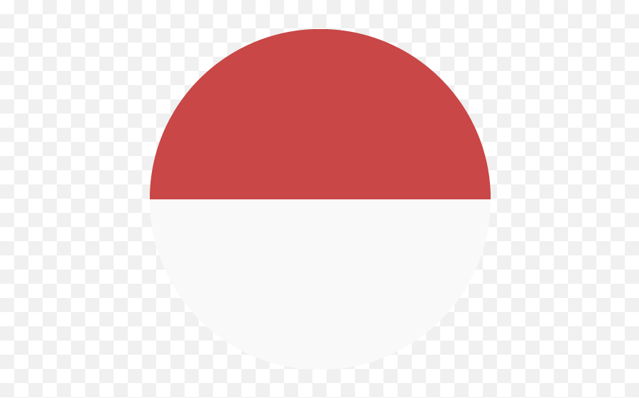 Lemon - Indonesia Flag Circle Vector Emoji,Poland Flag Emoji