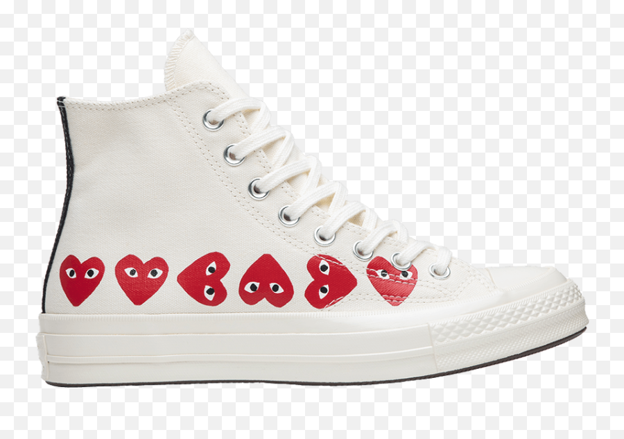 Comme Des Garçons Play X Chuck 70 Hi - All Stars With Heart Emoji,Emoji Converse Shoes