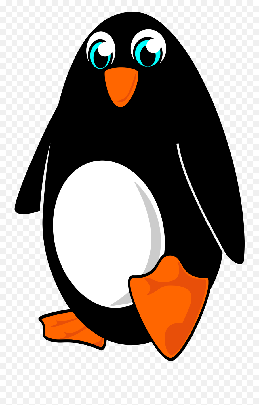 Clipart Cartoon Penguin Png Transparent - Penguin Caricature Emoji,Pittsburgh Penguins Emoji