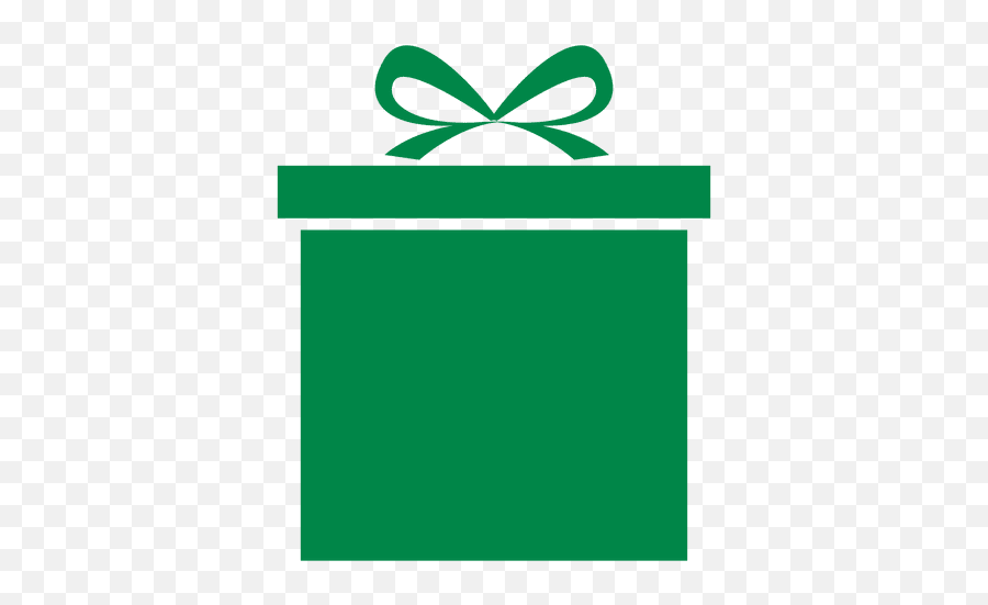 Green Xmas Giftbox - Caja De Regalo Verde Png Emoji,Green Ribbon Emoji