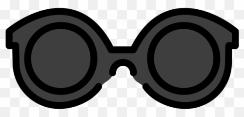 Dark Sunglasses - Circle Emoji