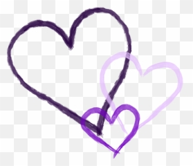 Purple Heart Transparent Png Clipart - Transparent Background Purple Hearts Clipart Emoji,Colored Heart Emoji