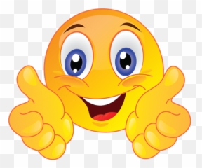 Using Emojis - Transparent Smiley Face With Thumbs Up