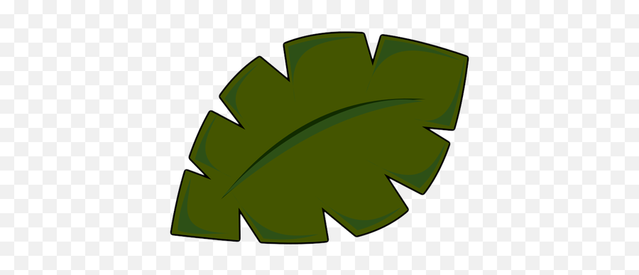 Vector Image Of Leaf - Jungle Leaves Clipart Emoji,Pot Leaf Emoji