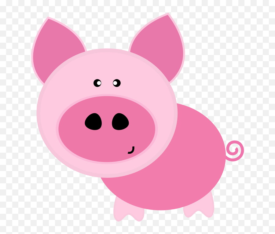 Pigclipart Pig Clip Art Animal Photo - Transparent Background Cute Pig Png Emoji,Flying Pig Emoji