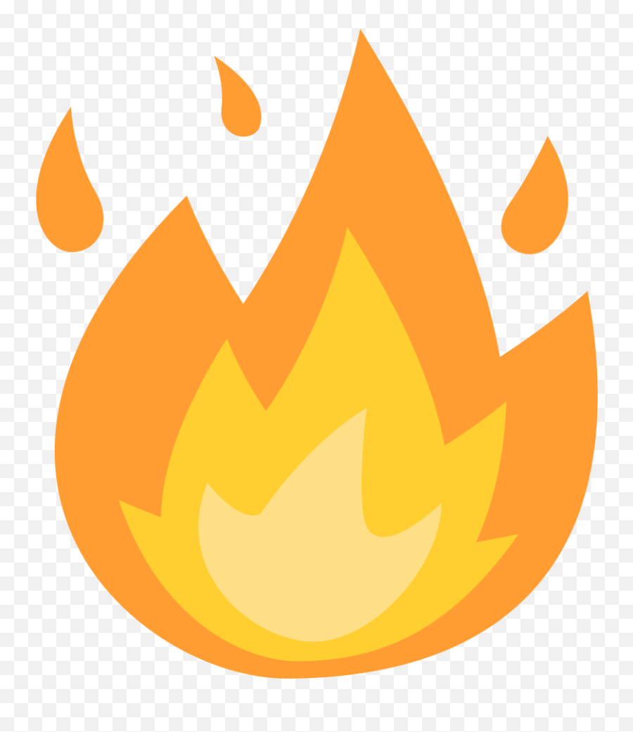 Emojione 1f525 - Fire Emoticon Png Emoji,Fire Emoji Png