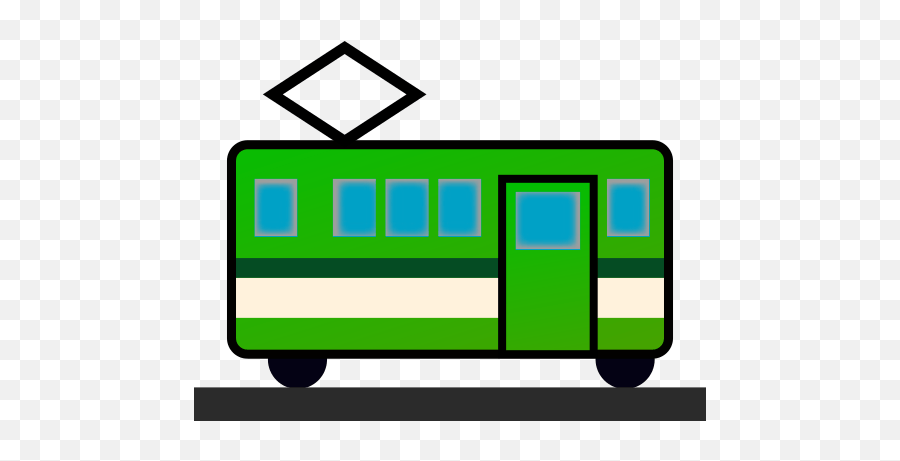 Tram Car Emoji For Facebook Email U0026 Sms Id 12686 - Clip Art,Car Emoji