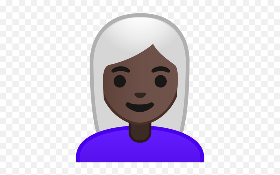 U200d Woman Dark Skin Tone White Hair Emoji - Medium Dark Skin Elf,69 Emoji