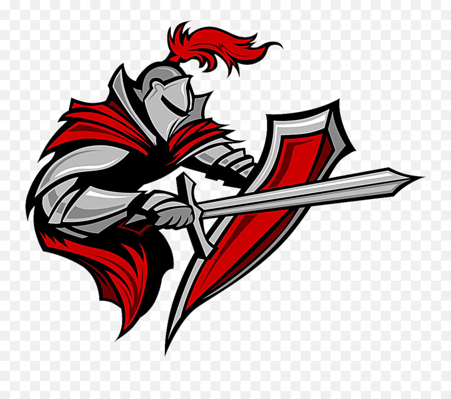 Warrior Clipart Shield Clipart - Knights Mascot Logo Png Royalty Free Knight Logo Emoji,Knights Emoji